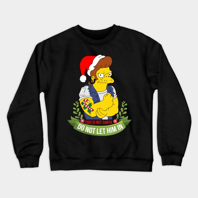 This is not Santa Crewneck Sweatshirt by Teesbyhugo